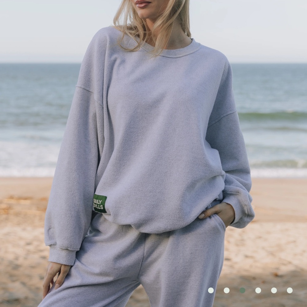 Daily Drills Oversized Fleece Crew